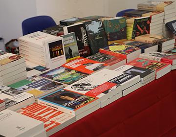 Vue de livres sur une table