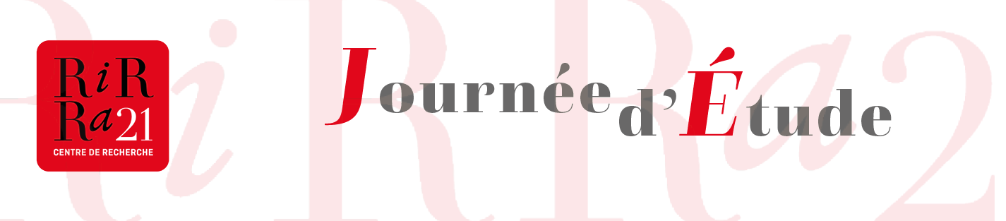 Journée d'études RiRRa21